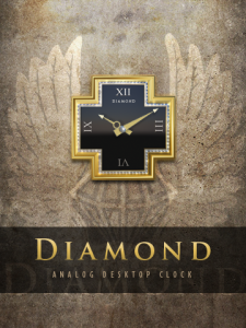 DIAMOND desktop Clock