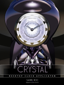 CRYSTAL desktop Clock