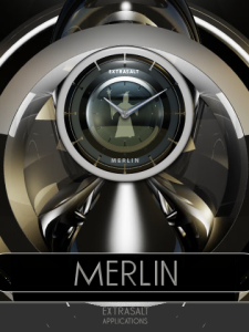 MERLIN desktop Clock