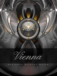 VIENNA desktop Clock