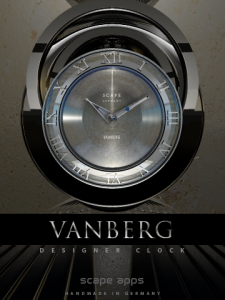 VANBERG Designer Desktop Clock