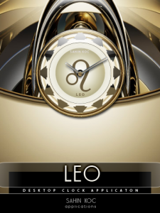 LEO desktop Clock