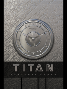 Classic Titan Desktop Clock