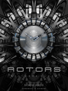 ROTORS Designer Desktop Clock