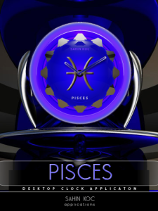 PISCES desktop Clock