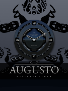Dark Augusto Desktop Clock