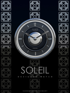 SOLEIL Designer Desktop Clock