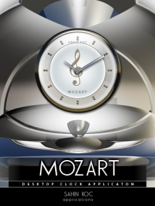MOZART desktop Clock