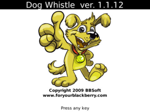 Dog Whistle