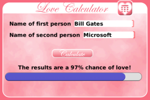 Love Calculator for BlackBerry