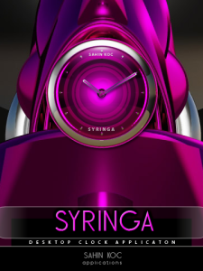 SYRINGA desktop Clock