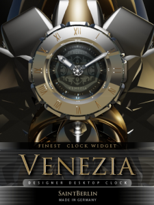 VENEZIA designer desktop clock