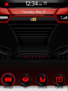 e-Mobile Red Theme