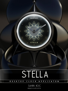 Beautiful desktop Clock STELLA