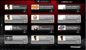 Ticketmaster Mexico para BlackBerry PlayBook