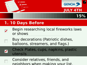 Independence Day Checklist