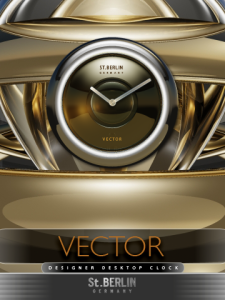 VECTOR desktop Clock