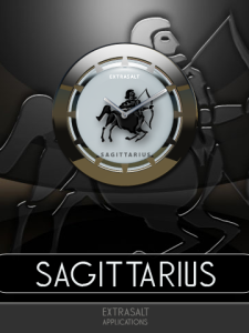 SAGITTARIUS desktop Clock