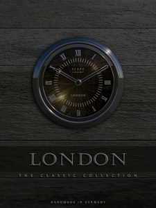 LONDON Designer Desktop Clock