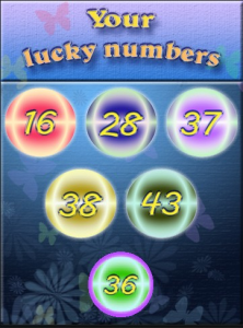 Your Lucky Lotto Numbers