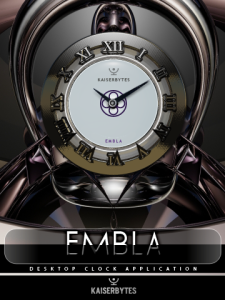EMBLA desktop clock