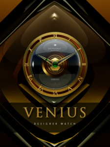 Venius Designer Desktop Clock