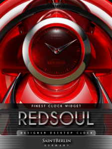 REDSOUL HQ desktop clock