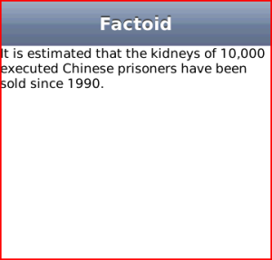 Weird Factoids