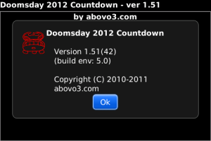 Doomsday 2012 Countdown