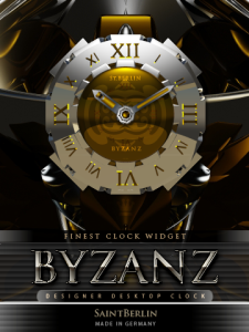 BYZANZ HQ desktop clock for BlackBerry Smartphones