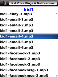 KID Voice Ringtones and Notifications