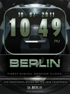 BERLIN clock for your homescreen