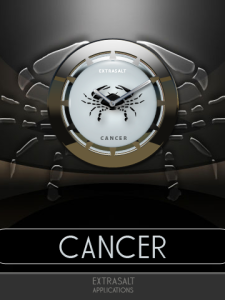 CANCER desktop Clock