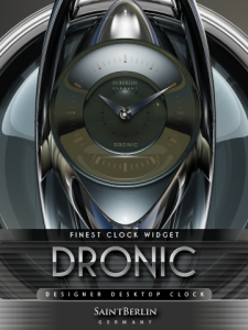 DRONIC HQ desktop clock for BlackBerry Smartphones