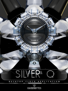 SILVERQ desktop clock