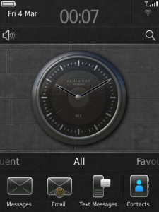 Cool Desktop Clock for BlackBerry Smartphones