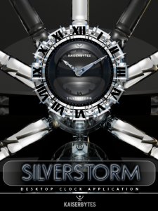 SILVERSTORM desktop clock