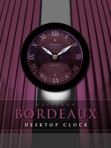 Bordeaux Desktop Clock