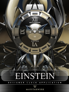 EINSTEIN Designer Desktop Clock