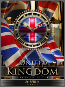 UNITED KINGDOM desktop Clock