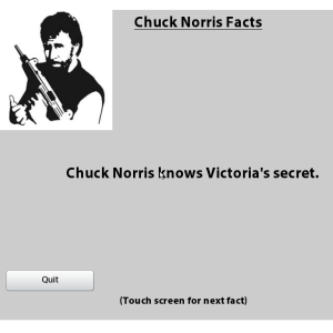 Chuck Norris Facts for BlackBerry PlayBook