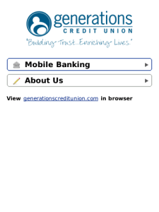 Generations Credit Union