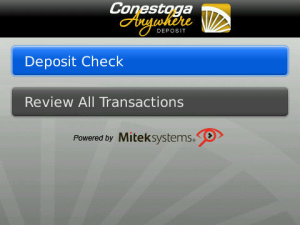 Conestoga Anywhere Deposit