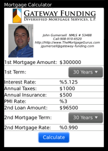 John Gumersell's Mortgage Calculator