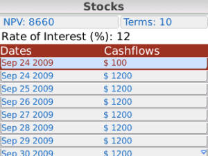 NPV Calculator