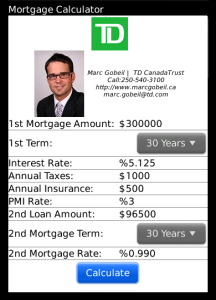 Marc Gobeil's Mortgage Calculator