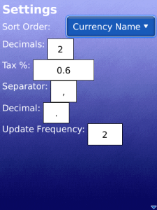 Currency Exchange Rates - Lite