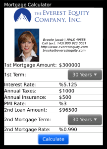 Brooke Jacob's Mortgage Calculator