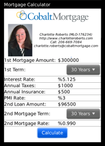 Charlotte Roberts' Mortgage Calculator