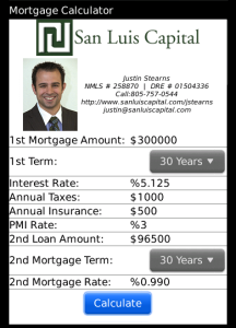 Justin Stearns' Mortgage Calculator